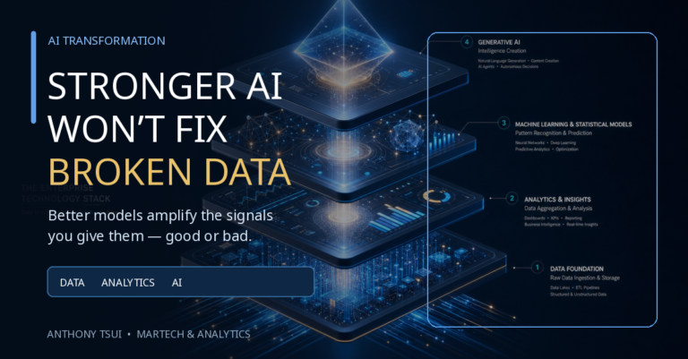 A stronger AI model will not fix broken data. It only accelerates the speed at which you make flawed decisions.